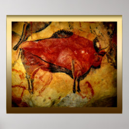 Póster Altamira Bison 3