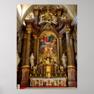 Póster Altar Alserkirche Viena Austria