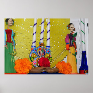 Póster Altar Catrinas