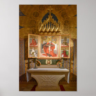Póster Altar de la capilla, Iglesia de Matías, Budapest, 