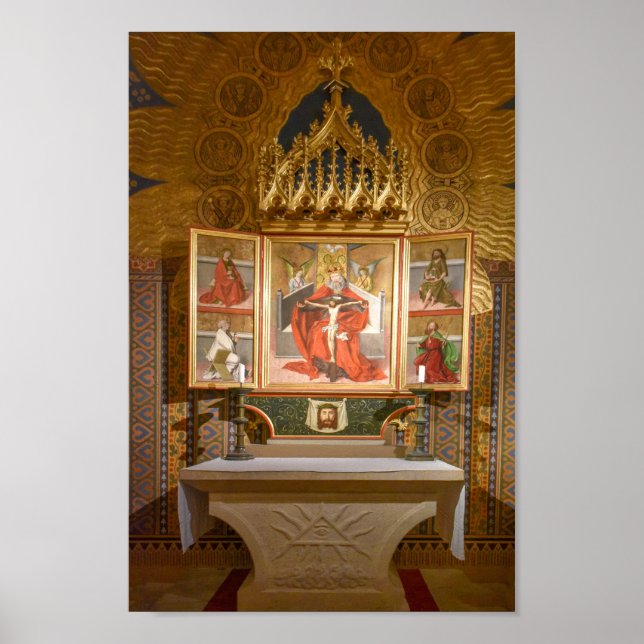 Póster Altar de la capilla, Iglesia de Matías, Budapest,  (Frente)
