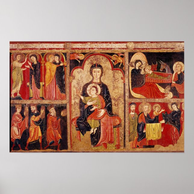Póster Altarpiece of St. Maria de Avila (Frente)