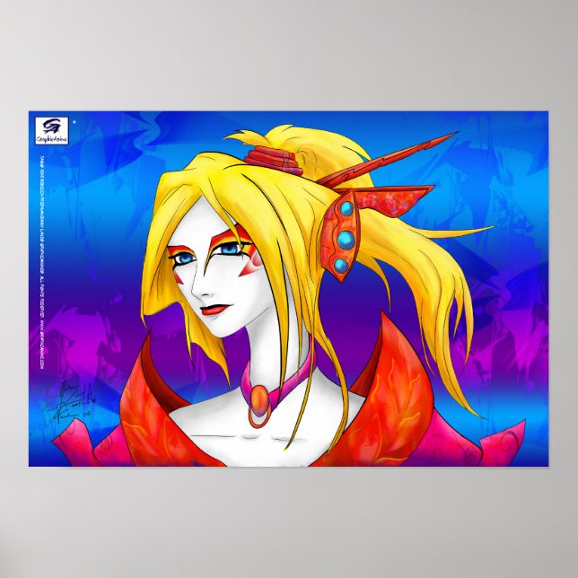 Póster AltDelta : Poster Geisha Amarillo (Frente)