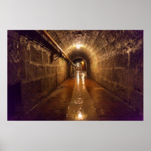 Póster Alte Saline Salt Mine Tunnel
