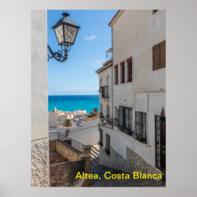 Póster Altea, Costa Blanca, España (Frente)