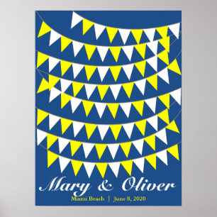 Póster Alternativa de libro de invitados de 90 Bunting Ye