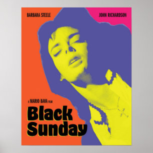 Póster Alternativa de película Black Sunday 1960