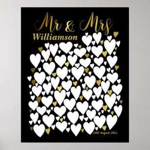 Póster Alternative Wedding Guest Book Poster