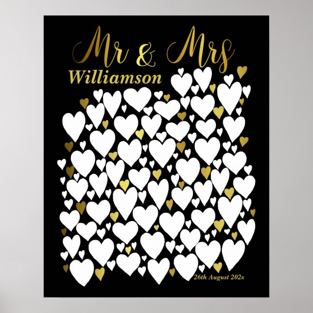 Póster Alternative Wedding Guest Book Poster (Frente)