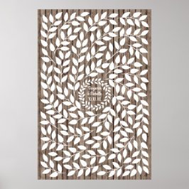 Póster Alternativo al libro de firmas de invitados Laurel