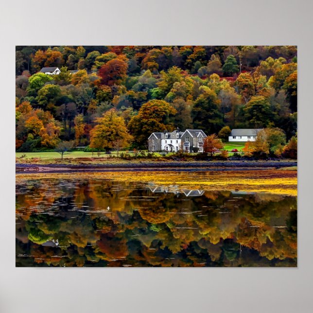 Póster Altiplano de Escocia Argyll (Frente)