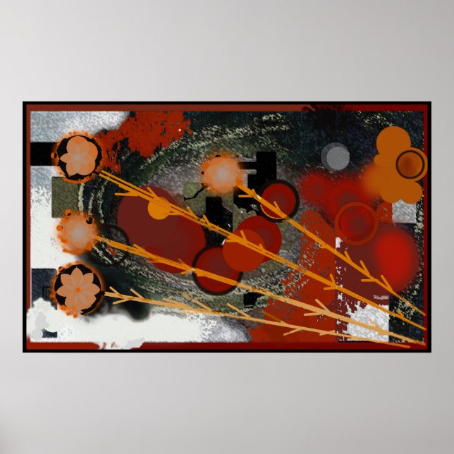 Póster altitud - Poster abstracto (Frente)