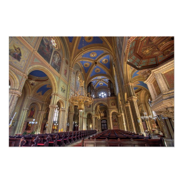 Póster Altlerchenfelder Kirche Wien Österreich (Anverso)
