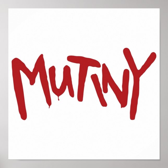 Póster Alto al motín y fuego de captura (Frente)