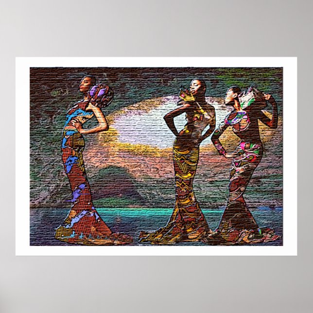 Póster Alto entre los que odian - Poder Afrocéntrico (Frente)