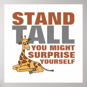 Póster Alto, Giraffe