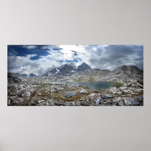 Póster Alto Lago Nydiver Bajo Mt Ritter - Sierra