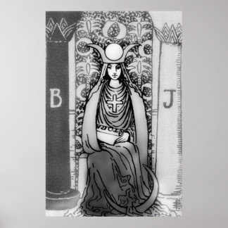 Póster Alto sacerdocio Tarot