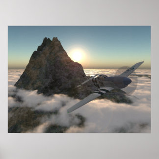 Póster Alto volante