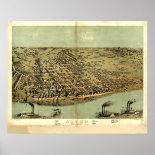 Póster Alton, Illinois (1867)