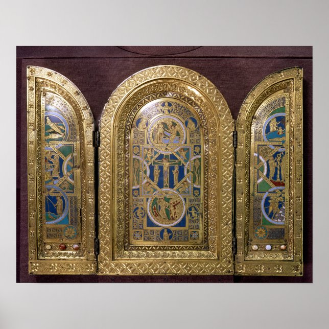 Póster Alton Towers Triptych, c.1150 (Frente)