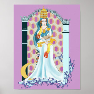 Póster Altos sacerdotes Tarot