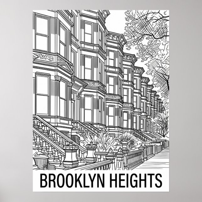 Póster Alturas de Brooklyn Brooklyn (Frente)
