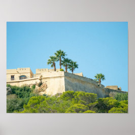 Póster Alturas de la Ciudadela de Gozo