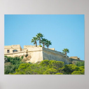 Póster Alturas de la Ciudadela de Gozo