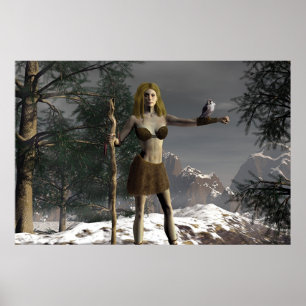 Póster Alturas del halcón