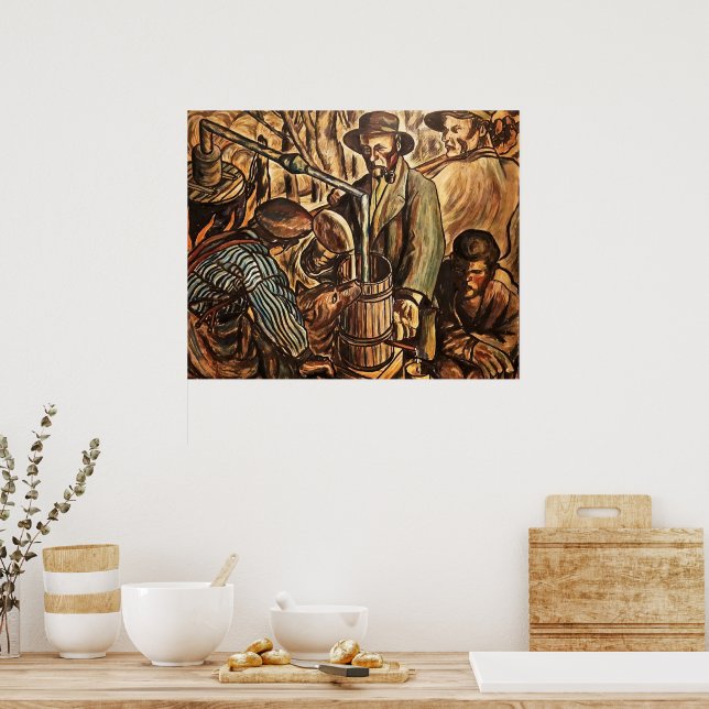 Póster Alucinadores Que Hacen Luminosos Blancos Liquor Wh (Cocina)