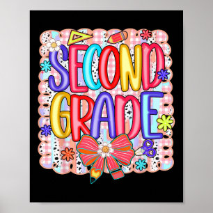 Póster Alumna de segundo grado preparatoria Regreso a la 
