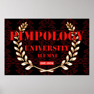 PÓSTER ALUMNI 2K21 RED/BLK DE LA UNIVERSIDAD DE PIMPOLOG