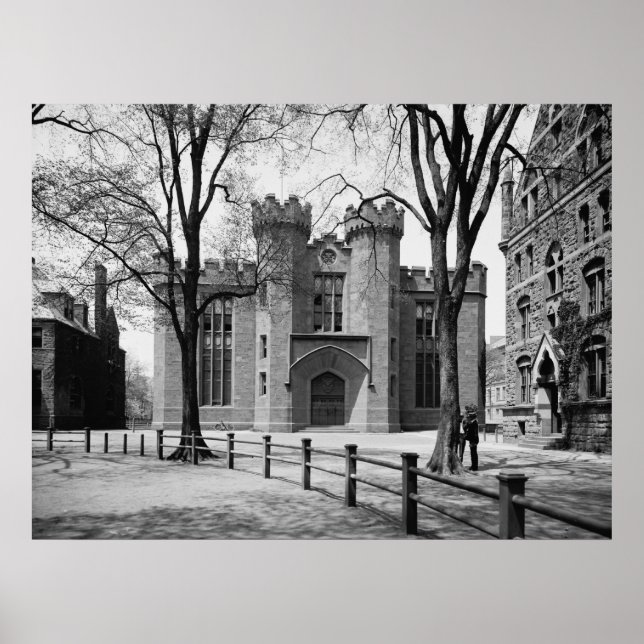 Póster Alumni Hall (Universidad de Yale) (Frente)