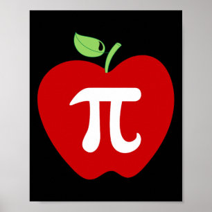 Póster Alumno de Apple Pi Apple Pie Food Lover Math