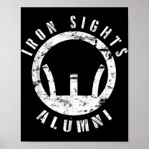 Póster Alumnos de Iron Sights en campamento de fusilamien
