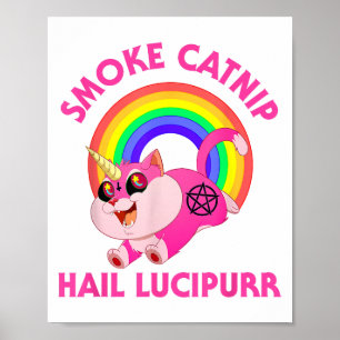 Póster Alumnos de la cola de la cacerola del humo, curios