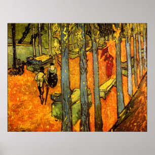 Póster Alyscamps por Vincent Van Gogh