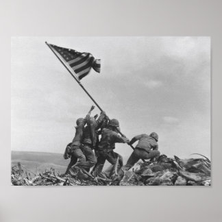 Póster Alzando la bandera en Iwo Jima