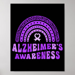 Póster Alzheimer y 39 años de conciencia cortan elefante 