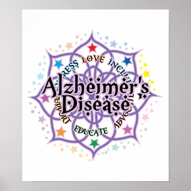 Póster Alzheimers Lotus (Frente)