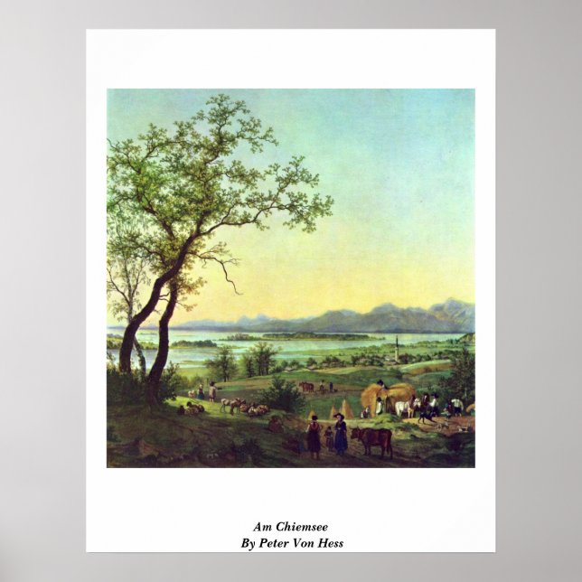 Póster Am Chiemsee Por Peter Von Hess (Frente)