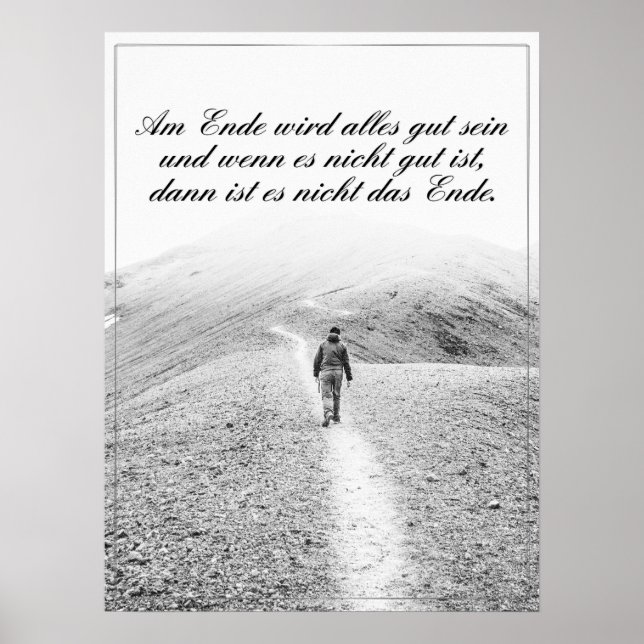Póster Am Ende wird alles gut sein (Frente)