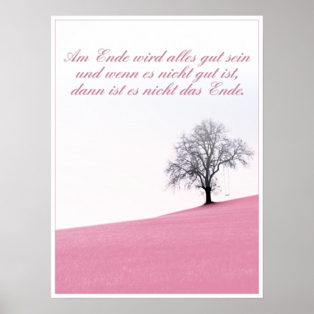 Póster Am Ende wird alles gut sein (Frente)