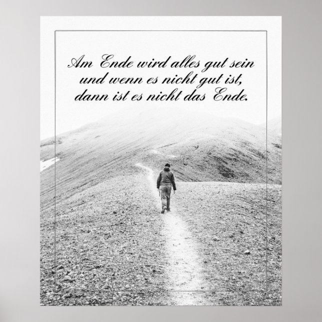 Póster Am Ende wird alles gut sein (Frente)