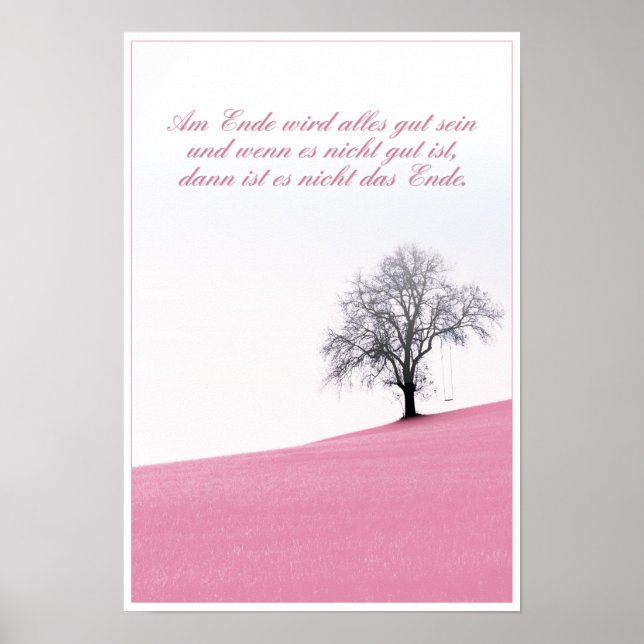 Póster Am Ende wird alles gut sein (Frente)