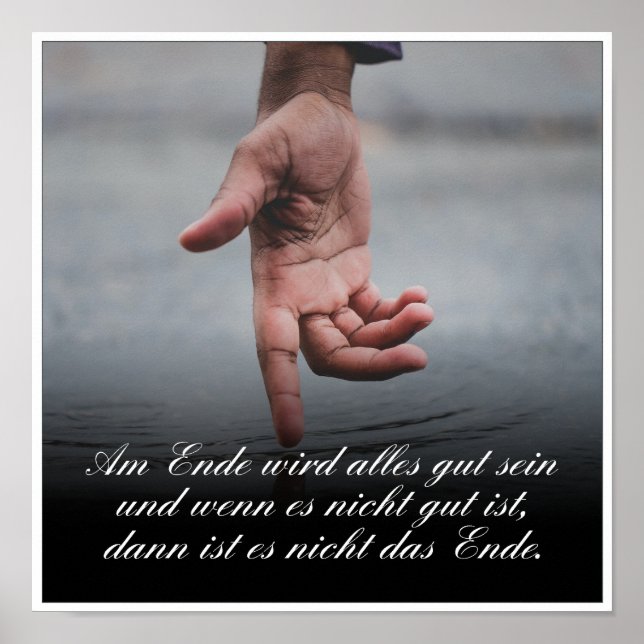 Póster Am Ende wird alles gut sein (Frente)