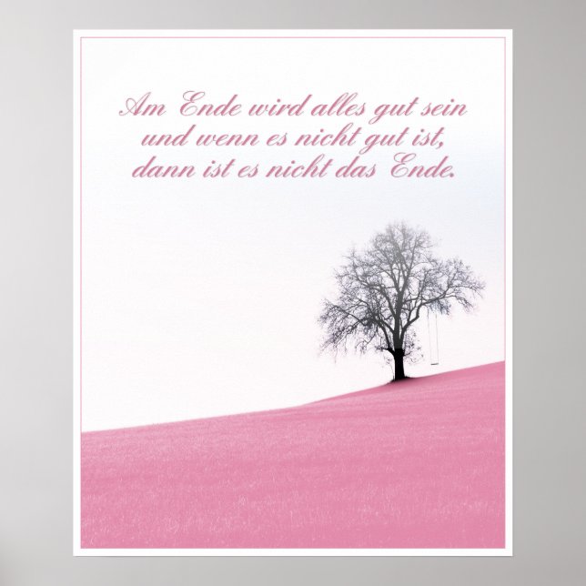 Póster Am Ende wird alles gut sein (Frente)