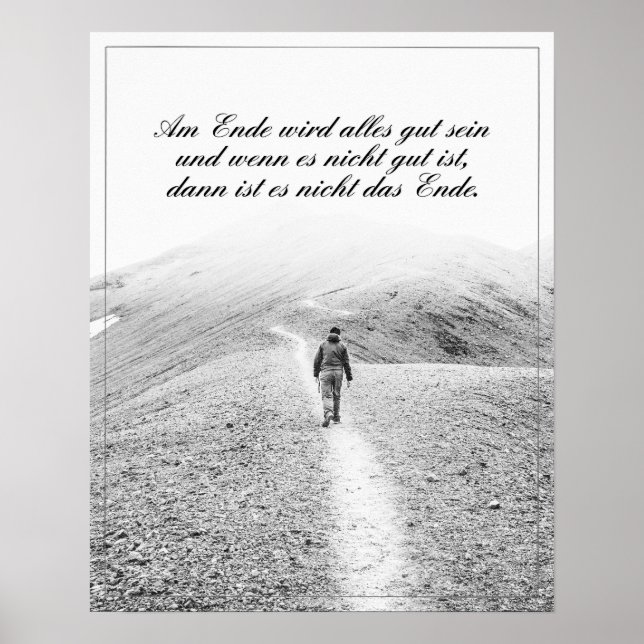 Póster Am Ende wird alles gut sein (Frente)