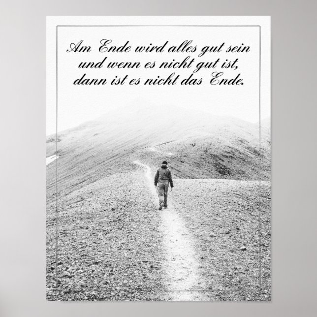 Póster Am Ende wird alles gut sein (Frente)